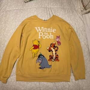Disney Winnie the Pooh Yellow Sweatshirt